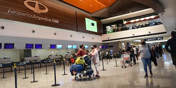 Aeropuerto internacional Francisco Gabrielli de la provincia de Mendoza. Foto: José Gutierrez / Los Andes