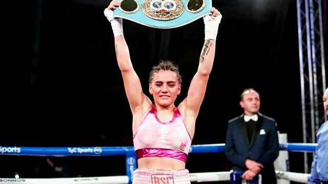 Micaela "La Princesita" Luján, boxeadora de Villa Mercedes.
