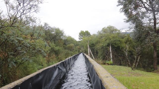 Servicio de Agua nueva geomembrana