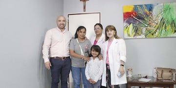 Una paciente de 7 años fue intervenida por menisco discoide gracias al nuevo equipamiento y al apoyo provincial.