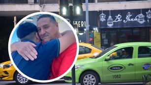 El reencuentro entre Agustín y Mario, el remisero que lo salvó aquel domingo.