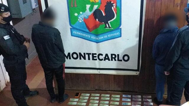 Montecarlo: detienen a dos ladrones que asaltaron a una abuela. Policía de Misiones
