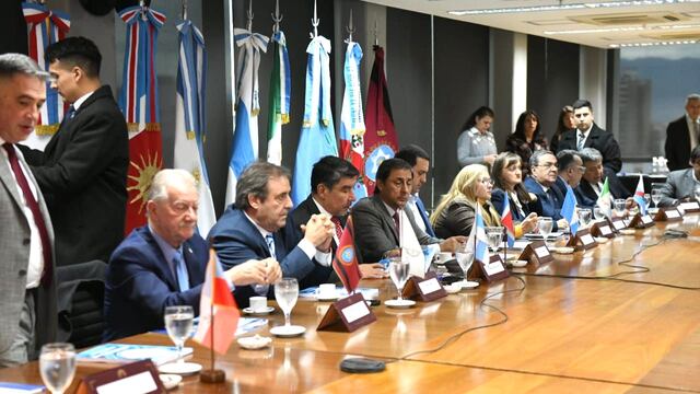 Los vicegobernadores del NOA y el NEA encabezaron la sesión plenaria del Parlamento del Norte Grande, en Tucumán.