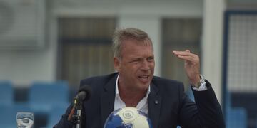 Andrés Fassi prometió dos refuerzos más en Talleres, y se confirmaron las llegadas de Favio Álvarez y el ecuatoriano Alan Franco (Facundo Luque / La Voz).