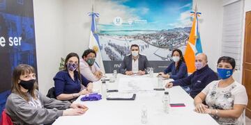 El Intendente de Ushuaia encabezó reunión para analizar operativos territoriales en las ciudades fueguinas