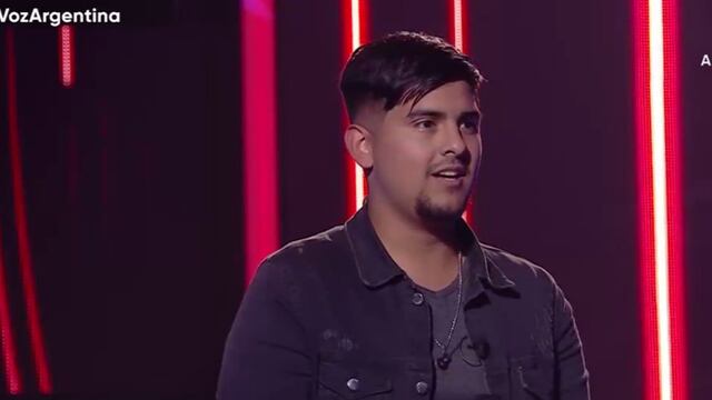 Elías Muñoz, el sanjuanino que ingresó a La Voz.