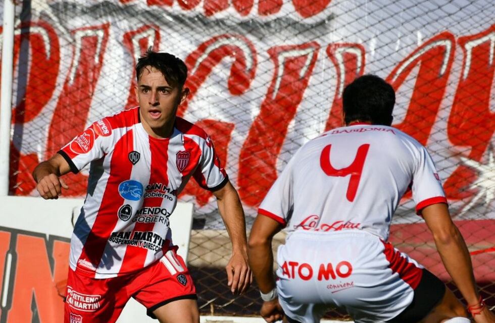Valentín Mancini fue Titular en San Martín de Mendoza ante Huracán Las Heras por la Revalida