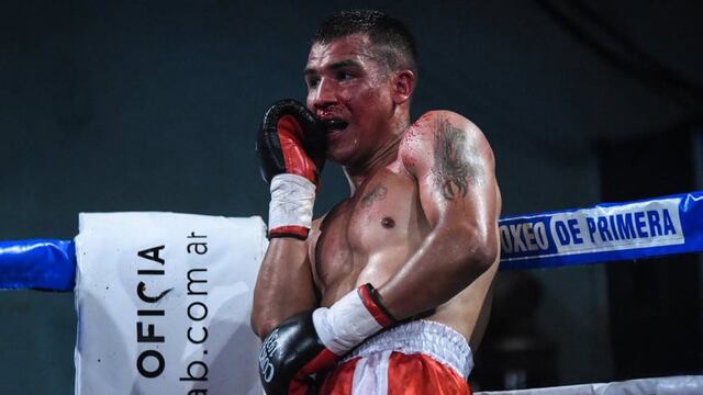 El boxeador Maxi "Picante" Verón. (TyC Sports)