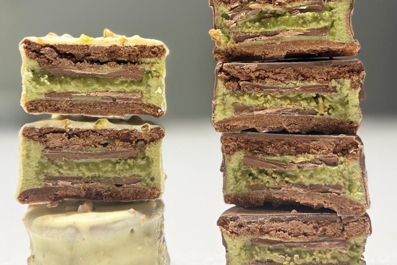 Ególatra Pastelería triunfa con su “alfajor Dubai” (Gentileza Ególatra Pastelería).