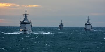 Finalizó la Etapa de Mar y la Flota regresó a Puerto Belgrano