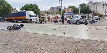 Accidente vial en General Güemes