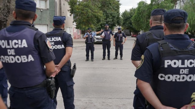 El operativo policial (Policía de Córdoba).