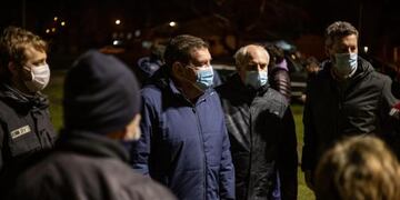 La tarea se realiza en distintas plazas del partido