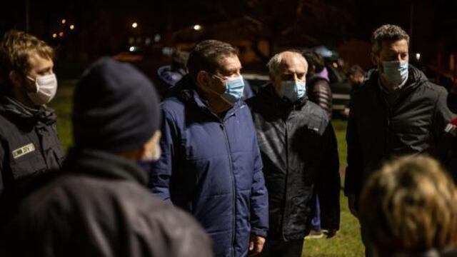 La tarea se realiza en distintas plazas del partido