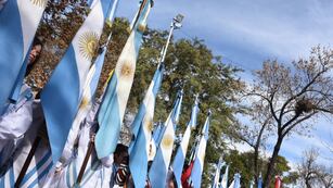 Acto oficial en Rafaela