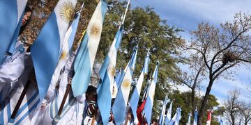 Acto oficial en Rafaela