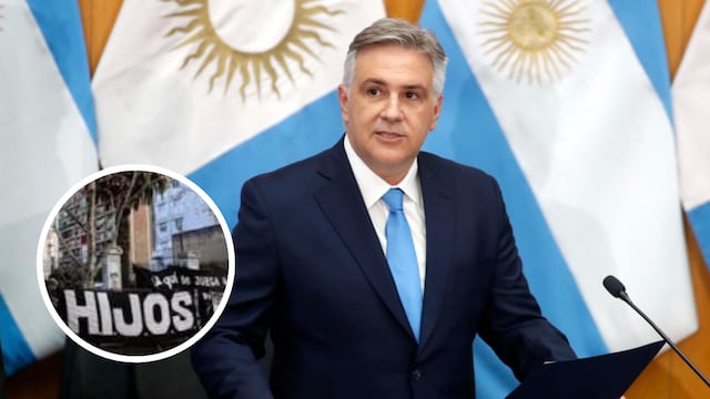 Martín Llaryora mostró su apoyo a la organización Hijos tras el ataque sufrido.