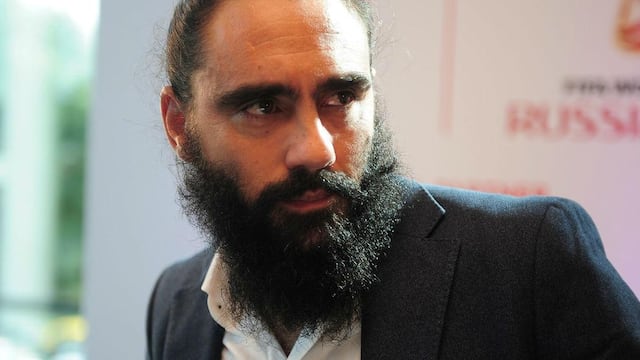 Sorín luce una tupida barba desde hace años.
