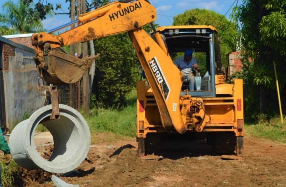 Se encuentran avanzadas las obras hidráulicas en Posadas