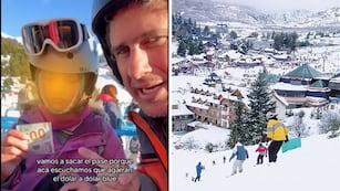 El Cerro Catedral se “dolarizó” “Nos dan cambio y aceptan dólar blue, unos genios”.