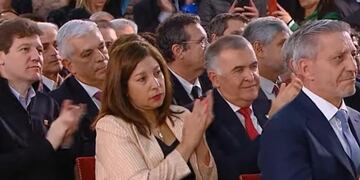 El gobernador Osvaldo Jaldo estuvo presente en la asunción de Massa como ministro de Economía