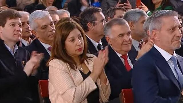 El gobernador Osvaldo Jaldo estuvo presente en la asunción de Massa como ministro de Economía