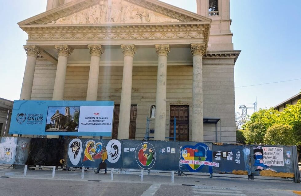 Refaccionan la Iglesia Catedral de la ciudad de San Luis