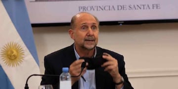 El ex senador nacional tiene 61 años y se contagió COVID-19 en diciembre de 2020. (Fuente Prensa Gobierno de Santa Fe)
