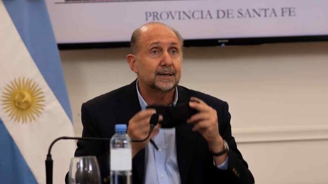El ex senador nacional tiene 61 años y se contagió COVID-19 en diciembre de 2020. (Fuente Prensa Gobierno de Santa Fe)