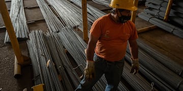 Casi no venden hierro en San Juan y hay temor en el sector de la construcción. Imagen de archivo.