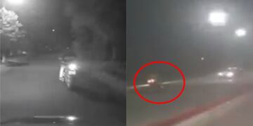 El sujeto terminó con múltiples fracturas.