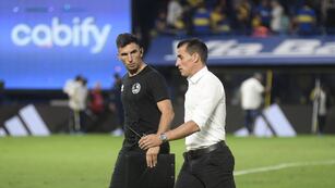 Guillermo Farré vuelve al Bombonera como técnico, y donde la última vez que ganó Belgrano fue con él como jugador (Federico López Claro / La Voz)