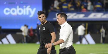 Guillermo Farré vuelve al Bombonera como técnico, y donde la última vez que ganó Belgrano fue con él como jugador (Federico López Claro / La Voz)