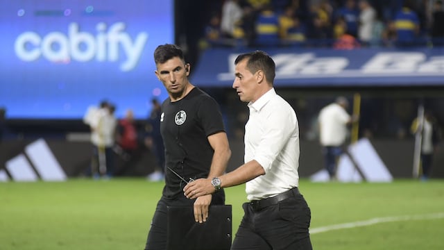 Guillermo Farré vuelve al Bombonera como técnico, y donde la última vez que ganó Belgrano fue con él como jugador (Federico López Claro / La Voz)
