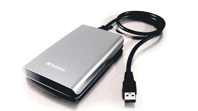El disco externo que le robaron al fotógrafo mendocino es de la marca Toshiba - imagen ilustrativa de un disco externo.