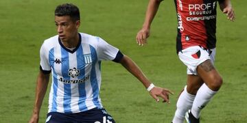 Julián López fue aislado del plantel de Racing por precaución.