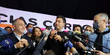 De Loredo y Juez, integran la fórmula ganadora de Juntos por el Cambio. (Facundo Luque)