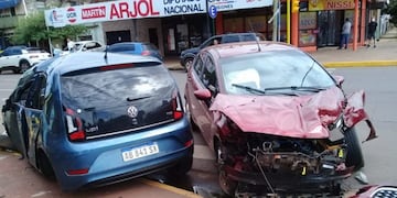 Choque sobre la Av. San Martín: uno de los conductores estaba alcoholizado.