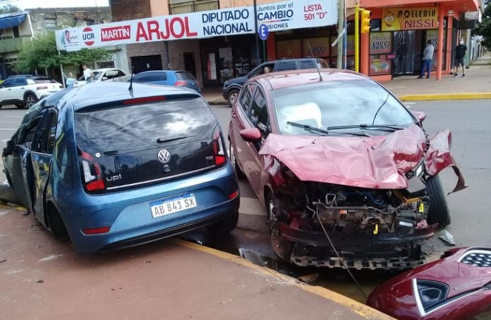 Choque sobre la Av. San Martín: uno de los conductores estaba alcoholizado
