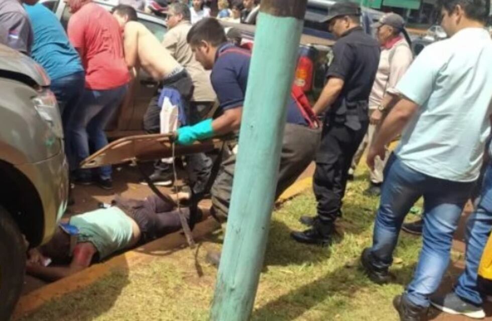 Wanda: choque en cadena terminó con un herido de gravedad