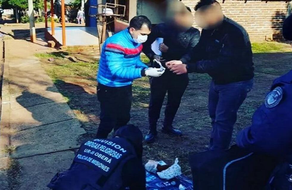 Un adolescente fue demorado por posesión de diversos estupefacientes en Oberá