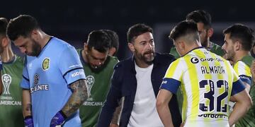 El director técnico canalla señaló que la Academia pagó caro los errores del partido de ida.