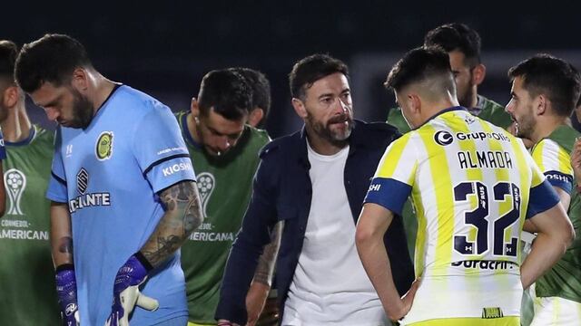 El director técnico canalla señaló que la Academia pagó caro los errores del partido de ida.