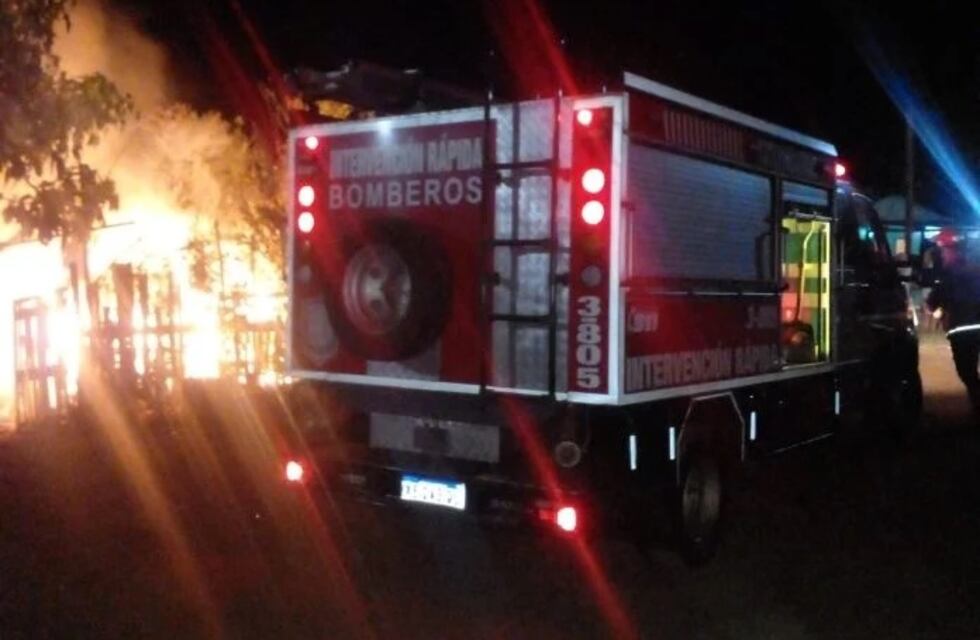 Incendio en Garupá se cobró la vida de un hombre de 75 años