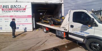 Los arreglos comenzaron este martes en barrio Ameghino Norte.