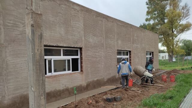 Avanza la obra de construcción de la Escuela Agraria de Bajo Hondo