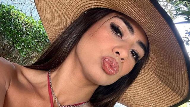 Daniela Celis mostró su pancita. (Instagram)