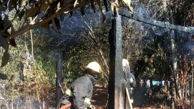 El galpón se encontraba en la parte trasera del terreno de un hombre de 76 años.