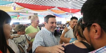 Medina Ruiz estuvo presente en los festejos del Día de la Sanidad.