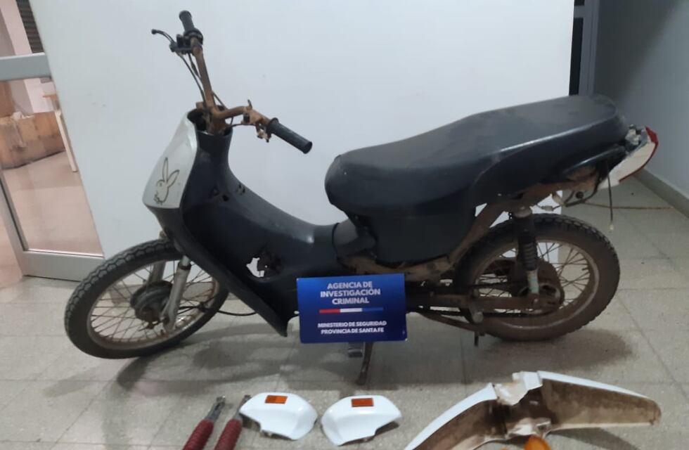 Esclarecieron el robo de una moto: hay menores involucrados